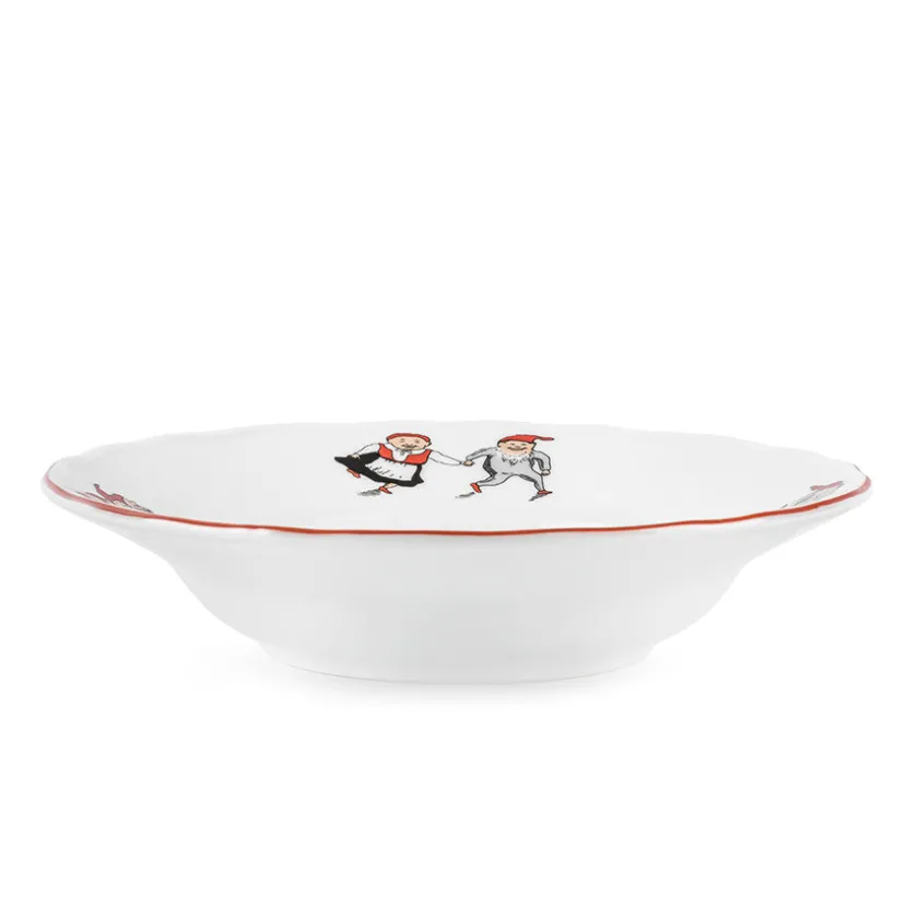 PORSGRUNDS PORSELÆNSFABRIK Nisseserviset Dyp Tallerken 23cm Best