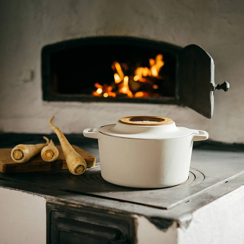 FISKARS Norden Støpejernsgryte 4L Bjørk Hot