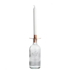 NORGESGLASSET Lysholder til Norgesflaske Rosegull Sale