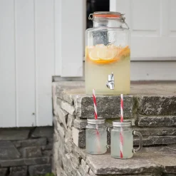 NORGESGLASSET Norgesglass Seidel Glass 2pk m/Sugerør Outlet