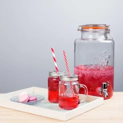 NORGESGLASSET Norgesglass Seidel Glass 2pk m/Sugerør Outlet