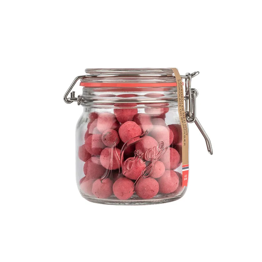 NORGESGLASSET Norgesglass Lakriskuler med Hvit Sjokolade & Bringebær Discount