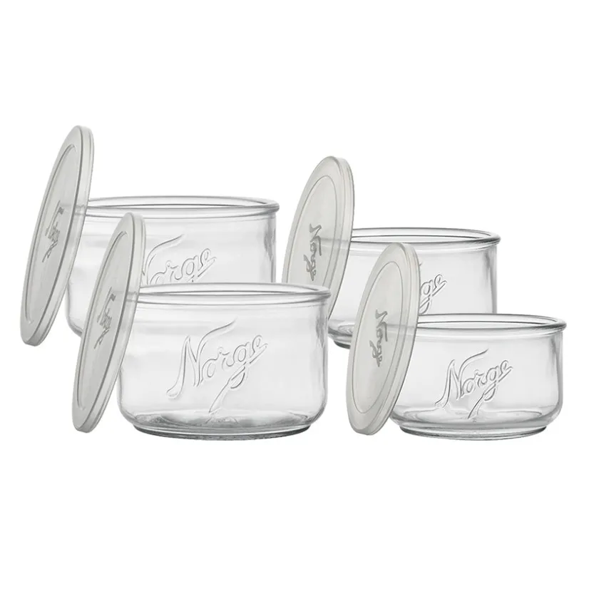 NORGESGLASSET Oppbevaringspakke Med Plastlokk Clearance
