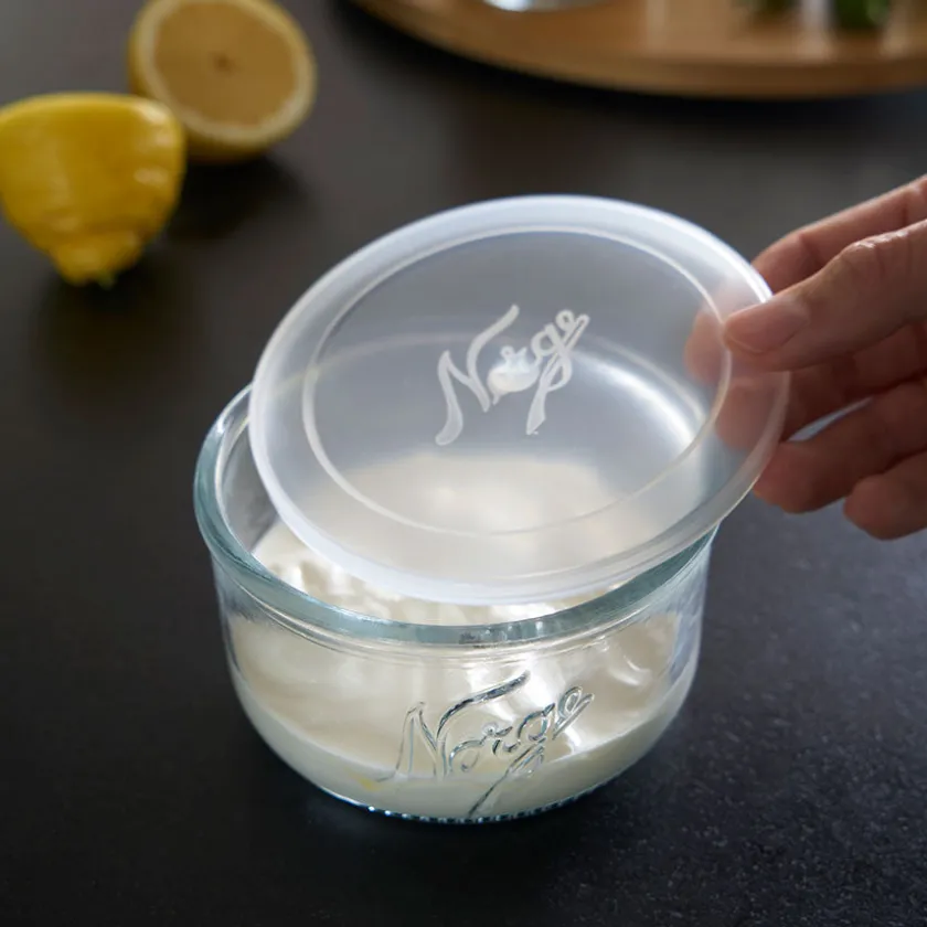 NORGESGLASSET Oppbevaringspakke Med Plastlokk Clearance