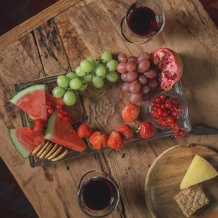 NORGESGLASSET Serveringsfat Avlangt 35cm