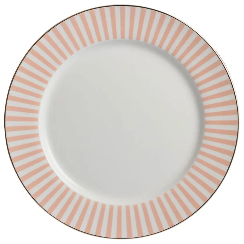 NOVA Abby Tallerken 26cm Oransje m/Gullkant Sale