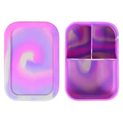 NOVA Dynamic Matboks 1200ml Silikon 3 Rom Rosa Batikk Best