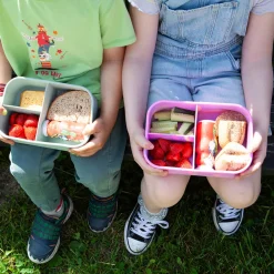 NOVA Dynamic Matboks 1200ml Silikon 3 Rom Rosa Batikk Best