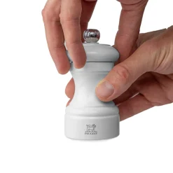 PEUGEOT Bistro Pepperkvern 10cm Perlegrå Lakkert New