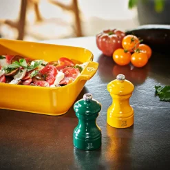 PEUGEOT Bistro Saltkvern 10cm Skogsgrønn Lakkert Best