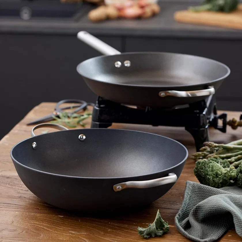 PILLIVUYT GOURMET Pillivuyt Garonne Stekepanne 32cm Lettvektsstøpejern Non-stick Clearance