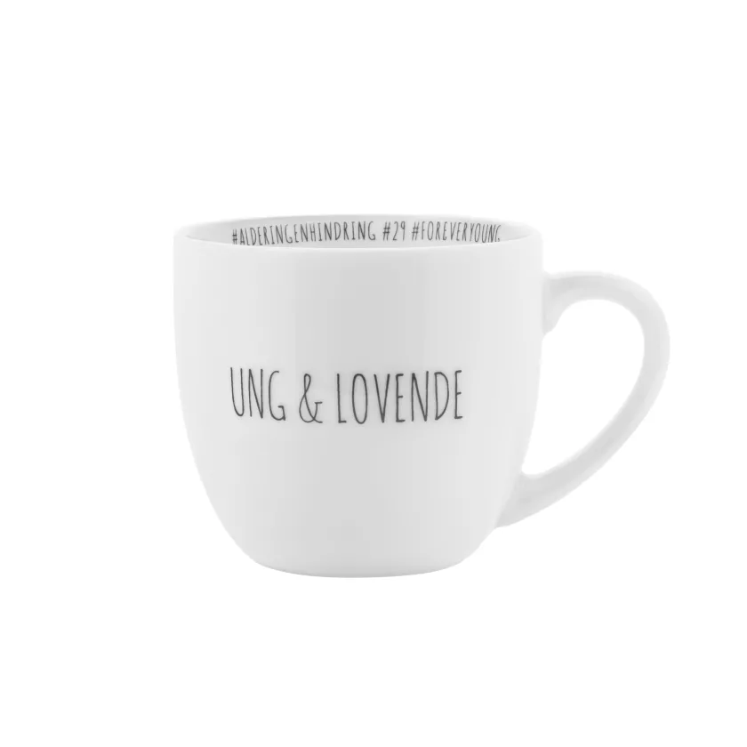 PORSGRUNDS PORSELÆNSFABRIK Porsgrund Porselænsfabrik Hashtag Ung & Lovende Krus 38cm Outlet