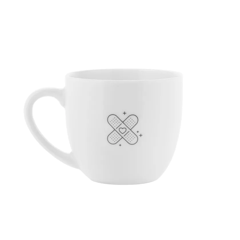 PORSGRUNDS PORSELÆNSFABRIK Porsgrund Porselænsfabrik Hashtag God Bedring Krus 38cl