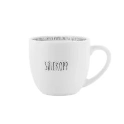 PORSGRUNDS PORSELÆNSFABRIK Porsgrund Porselænsfabrik Hashtag Sølekopp Krus 38cl New
