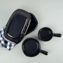 PORSGRUNDS PORSELÆNSFABRIK Porsgrunds Porselænsfabrik Terra Ildfast Form m/Håndtak 20cm Noche Best