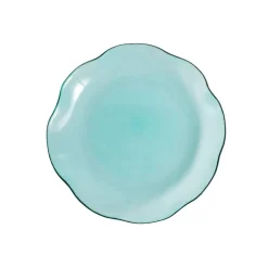 PORSGRUNDS PORSELÆNSFABRIK Porsgrunds Porselænsfabrik Natur Asjett 22cm Turkis Glass 4pk Clearance