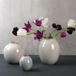 PORSGRUNDS PORSELÆNSFABRIK Porsgrunds Porselænsfabrik Soft Vase 11cm Off-White Sale