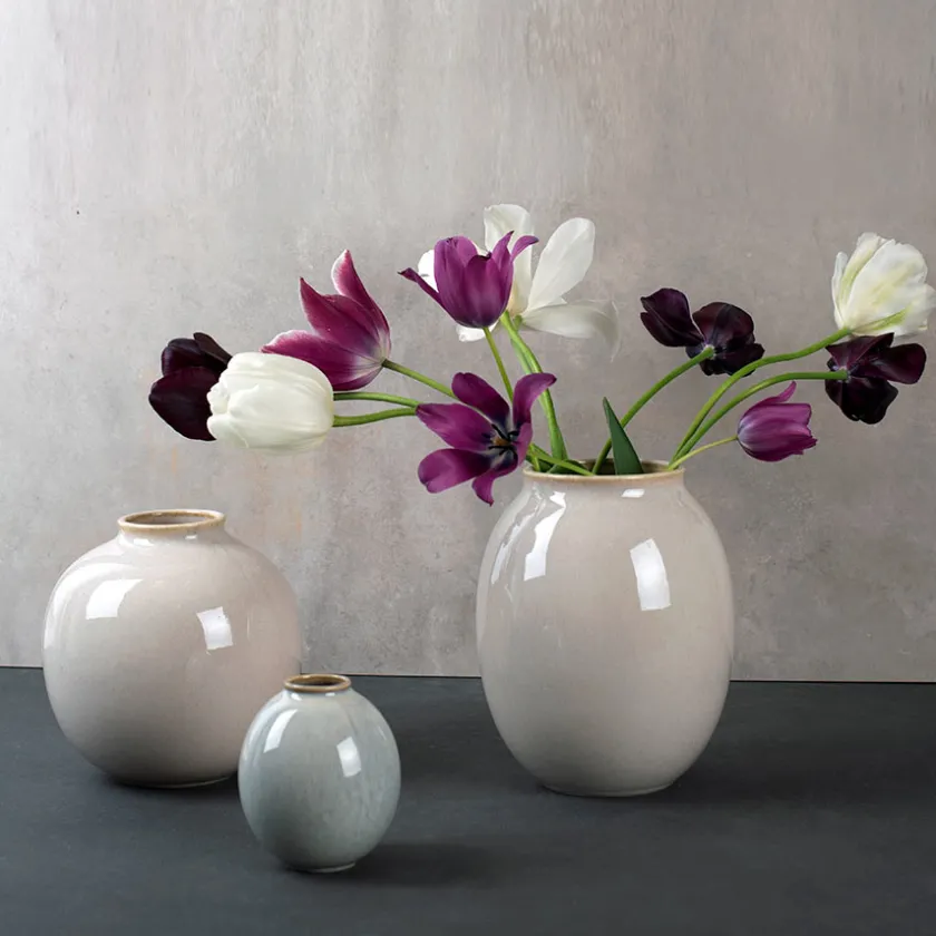 PORSGRUNDS PORSELÆNSFABRIK Porsgrunds Porselænsfabrik Soft Vase 11cm Off-White Sale