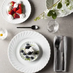 PORSGRUNDS PORSELÆNSFABRIK Porsgrunds Porselænsfabrik Bogstad Hvitt Tallerken Flat 20 cm