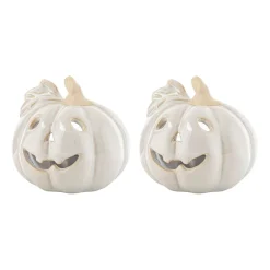 PORSGRUNDS PORSELÆNSFABRIK Porsgrunds Porselænsfabrik Gresskar Lyslykt Keramikk 8,9x8,5cm 2pk Outlet