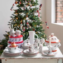 PORSGRUNDS PORSELÆNSFABRIK Porsgrunds Porselænsfabrik Nisseservise Skål med Lokk