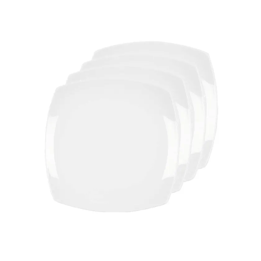 PORSGRUNDS PORSELÆNSFABRIK Porsgrunds Porselænsfabrik Sense Firkantet Tallerken 21cm 4pk