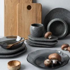 PORSGRUNDS PORSELÆNSFABRIK Porsgrunds Porselænsfabrik Asjett 21cm Mørk Granitt