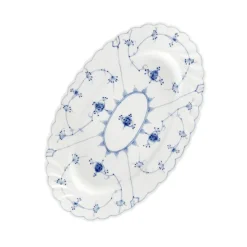 PORSGRUNDS PORSELÆNSFABRIK Porsgrunds Porselænsfabrik Bogstad Stråmønster Ovalt Fat 33,5 cm Outlet