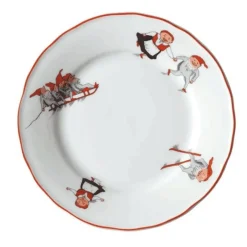 PORSGRUNDS PORSELÆNSFABRIK Porsgrunds Porselænsfabrik Nisseservise Tallerken 25cm Clearance