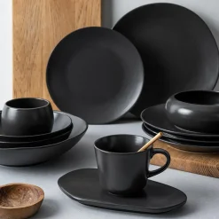 PORSGRUNDS PORSELÆNSFABRIK Porsgrunds Porselænsfabrik Natur Dyp Tallerken 24cm Matt Sort Online