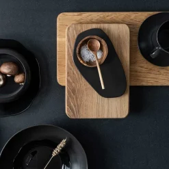 PORSGRUNDS PORSELÆNSFABRIK Porsgrunds Porselænsfabrik Natur Underskål Matt Sort Outlet