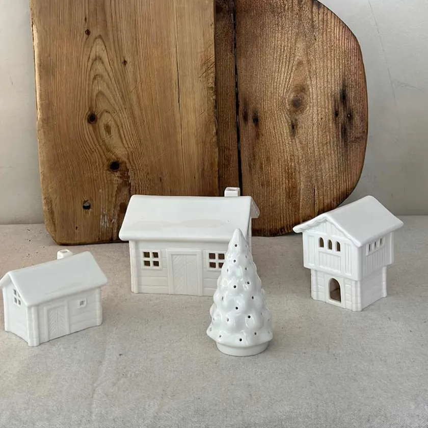 PORSGRUNDS PORSELÆNSFABRIK Porsgrunds Porselænsfabrik Juletre Telysholder 11cm Sale