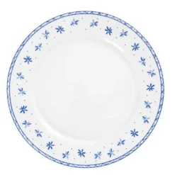 PORSGRUNDS PORSELÆNSFABRIK Porsgrunds Porselænsfabrik Bluebird Flower Tallerken Flat 22 cm New