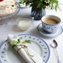 PORSGRUNDS PORSELÆNSFABRIK Porsgrunds Porselænsfabrik Bluebird Flower Tallerken Flat 22 cm New