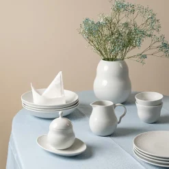 PORSGRUNDS PORSELÆNSFABRIK Porsgrunds Porselænsfabrik Bølge Hvitt Dyp Tallerken 24 cm Outlet