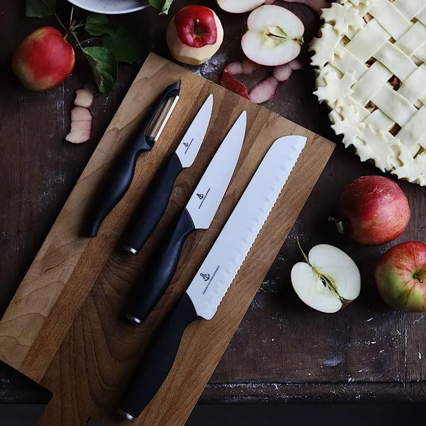 PORSGRUNDS PORSELÆNSFABRIK Porsgrunds Porselænsfabrik De Cuisson Knivsett Grønnsakskniv & Kokkekniv New