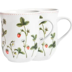 PORSGRUNDS PORSELÆNSFABRIK Porsgrunds Porselænsfabrik Jordbæreng Krus 25cl 2pk Outlet