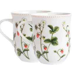 PORSGRUNDS PORSELÆNSFABRIK Porsgrunds Porselænsfabrik Jordbæreng Krus 25cl 2pk Outlet