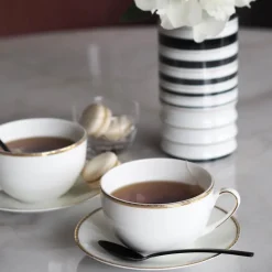 PORSGRUNDS PORSELÆNSFABRIK Porsgrunds Porselænsfabrik Nathalie Gull Tekopp m/Skål 45cl Clearance