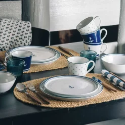 PORSGRUNDS PORSELÆNSFABRIK Porsgrunds Porselænsfabrik Maritim Serveringsbolle 16cm Clearance