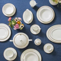 PORSGRUNDS PORSELÆNSFABRIK Porsgrunds Porselænsfabrik Nathalie Gull Tallerken Dyp 23 cm Outlet