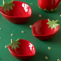 PORSGRUNDS PORSELÆNSFABRIK Porsgrunds Porselænsfabrik Jordbær Skål 26x19cm Hot