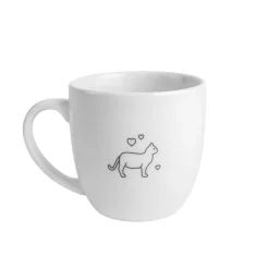 PORSGRUNDS PORSELÆNSFABRIK Porsgrunds Porselænsfabrik Hashtag Krus 38 cl Livet Er Best Med Katt Outlet