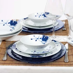 PORSGRUNDS PORSELÆNSFABRIK Porsgrunds Porselænsfabrik Maxistrå Blå Flat Tallerken 28 cm Online