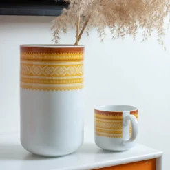 PORSGRUNDS PORSELÆNSFABRIK Porsgrunds Porselænsfabrik Marius Vase Gul