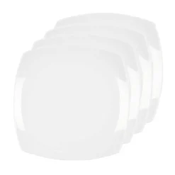 PORSGRUNDS PORSELÆNSFABRIK Porsgrunds Porselænsfabrik Sense Firkantet Tallerken 27cm 4pk Best