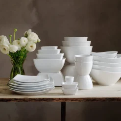 PORSGRUNDS PORSELÆNSFABRIK Porsgrunds Porselænsfabrik Sense Firkantet Tallerken 27cm 4pk Best