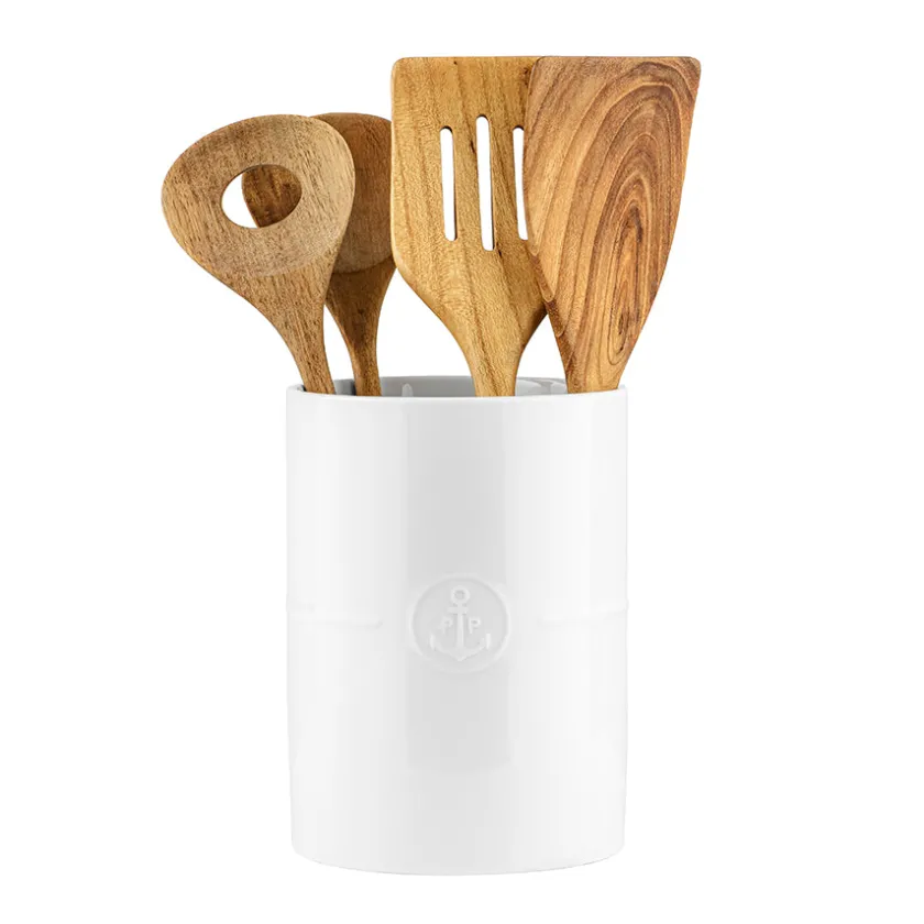 PORSGRUNDS PORSELÆNSFABRIK Porsgrunds Porselænsfabrik Ildfast Redskapskrukke Hvit New