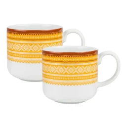 PORSGRUNDS PORSELÆNSFABRIK Porsgrunds Porselænsfabrik Marius Trend Krus 25 Cl Gul 2pk Best