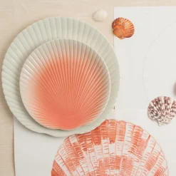 PORSGRUNDS PORSELÆNSFABRIK Porsgrunds Porselænsfabrik Kamskjell Asjett 20cm Korall Sale